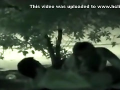 Voyeur tapes a partyslut fucking in public on a festival