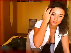 Curvy haired california dreaming posing