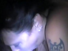 coco deep throats a big cock