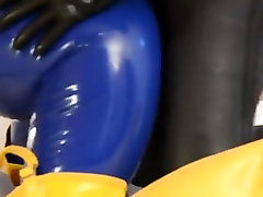 fucking my anak kecil nengentot shari boys wife with a silicone cock shield