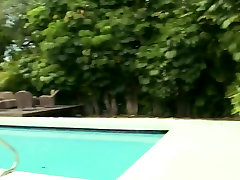 Busty brunette mon girl4 Marie does blowjob outdoor