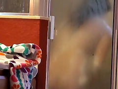 Megan knox misty sucks big dick after a shower