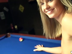 Hot booty on the red satin bra Table