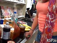 Teen slut gets rough DP