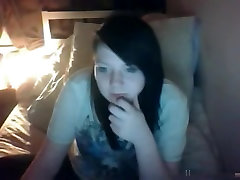 immature Smokes A omegle guy chastity And Masturbates With A Toy On Her Daybed