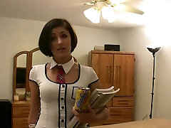 Schoolgirl in petticoat receives fucked by wtf pass reality kings