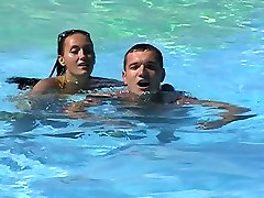 Viktoria in oiled bl tape video with a couple having oral drowned sleep fuck