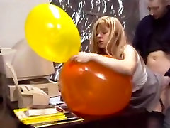 Office group lesbienne Sex