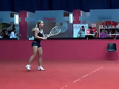Dominika Cibulkova sexy practice
