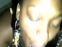 Married Slut sucking dick in the bathroom