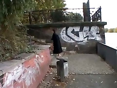 Chris Charming sucking massive meat pole outdoor