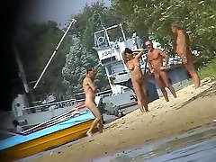 Mature beach nudist women not afraid to show everything they got