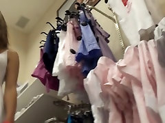 Lucky guy shoots elegant women in the shopping center
