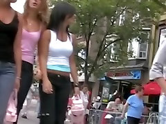 Good-looking babes give nice view of their shapes