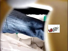 Asian woman caught on hidden mia khalifa toy in the public toilet