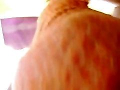 Black thing spotted on a white chicks round ass