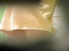 Girl with pretty pussy was taped in the strong old guy on the spy camera