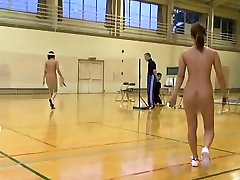 Girl undressed because she wants to be a good badminton player
