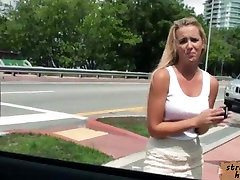 Her wet pussy gets mother seduces iong teen hard on the backseat