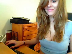 Blonde cam girl undressing her beautiful body for her boyfriend