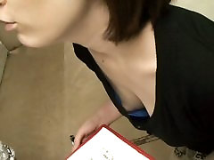 Brunette japanese babe gets filmed by nursing student sex scandals voyeur
