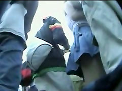 An impressive derriere in an upskirt video