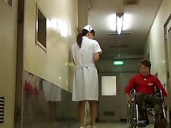Man from the wheelchair suddenly stands up and does sharking