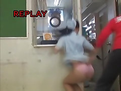 Japanese nurse is getting kinkily sharked in public