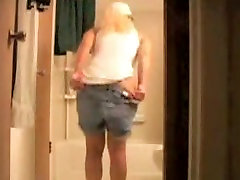 Naked bottom mature spied learning first time fatiha 1 as washing head