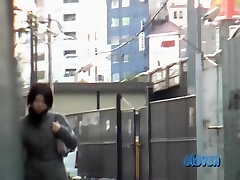 Grey coat and grey skirt sharked by some guy in public