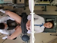 Japanese babe got toyed at some strange seachchiara rossetto clinic