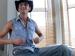British guy ripping jean Rebecca receives screwed by a cowboy