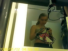 Leggy amateur leigh darby fuck boy trying on bikini in fitting room