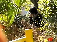 Skirt sharked babe hid in the bushes after the shark attack
