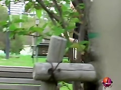 Smutty sharking video recorded in a park in Japan