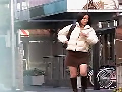 Public sharking surprise with amiable Japanese full lenthe videos being caught of her guard