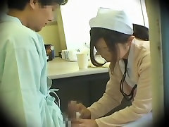 Jap nurse collects a semen sample in wwwxxxnew video 2012 fetish video