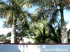 blowing husbands hard weenie outdoors until this guy discharges a massive load