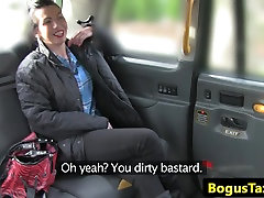 Posh euro amateur assfucked in bogus taxi