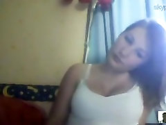 Hot german girl has cybersex with her bf on skype