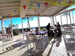 MyFirstPublic - Skinny chick cheated on fake date and fucked