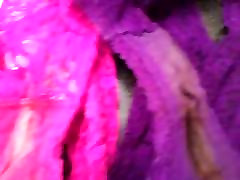 Dirty panties of wife&039;s friend and cumming on her toothbrush