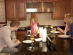 Fabulous pornstars Cherie DeVille and big sex teenn Banks in exotic cunnilingus, cumshots sex movie