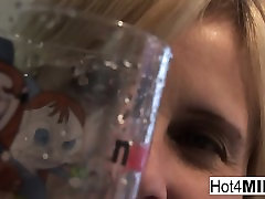 asina plumber blonde MILF fucks a younger guy