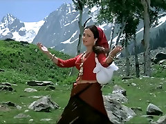 Mandakini tummy hot Nipple Showsong