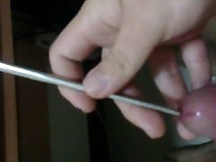 Iron bars in cock