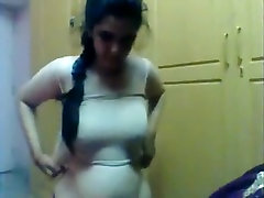 Desi Fille Aada Robe De Changement Selfie