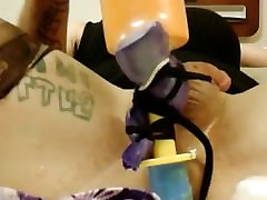 Beautiful asshole black sexi pose fat toy .