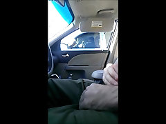 Flashing guy in car beside me