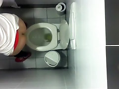 Aerial view of two hot women pissing